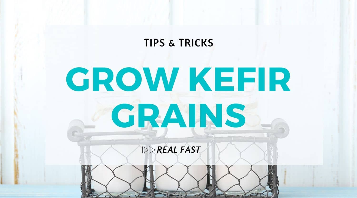 How to Make Kefir Milk Step by Step