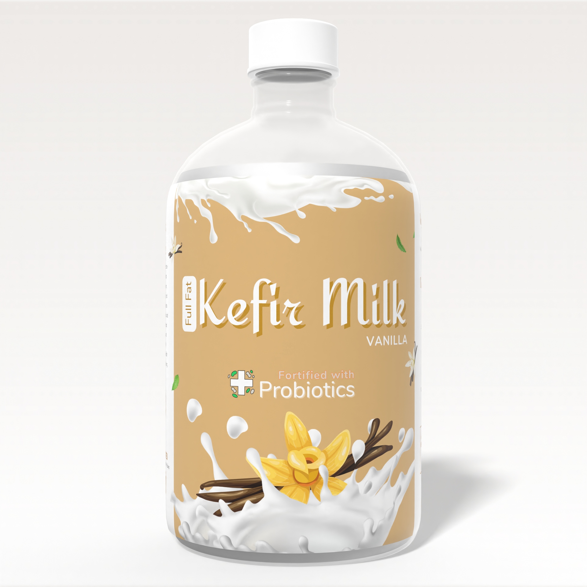 Kefir Milk - Vanilla-Bottle
