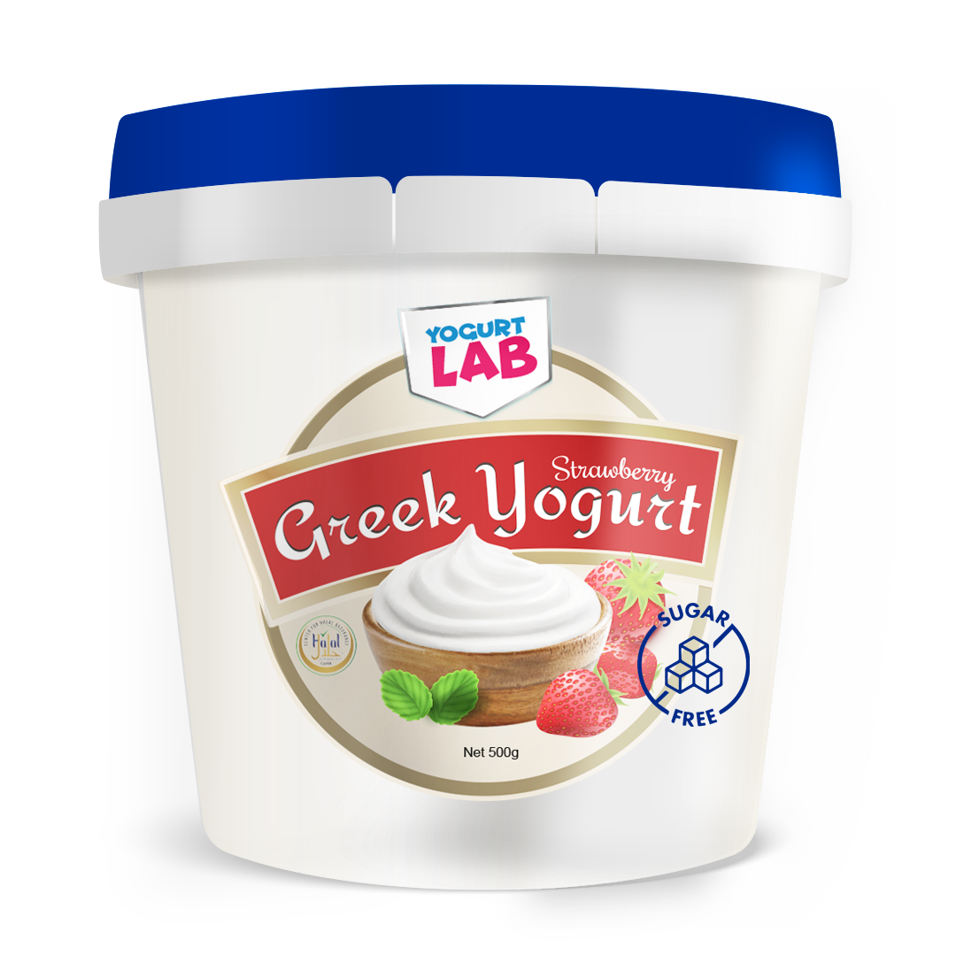 Greek Yogurt-strawberry-sugarfree